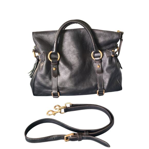 Dooney & Bourke Florentine Leather Satchel - Picture 5 of 13